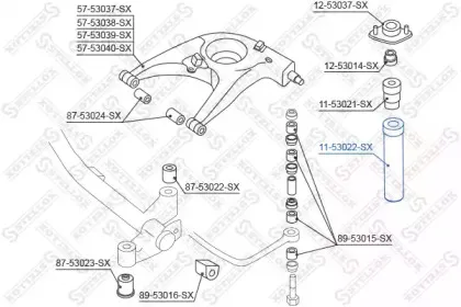 Защитный колпак / пыльник, амортизатор STELLOX купить