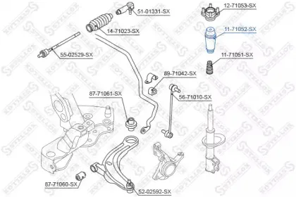 Защитный колпак / пыльник, амортизатор STELLOX купить