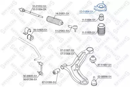 Опора стойки амортизатора STELLOX купить