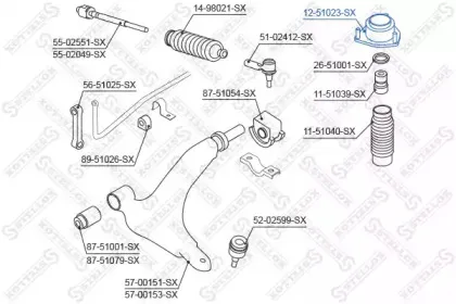 Опора стойки амортизатора STELLOX купить