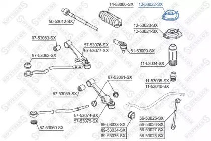 Опора стойки амортизатора STELLOX купить