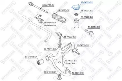 Опора стойки амортизатора STELLOX купить