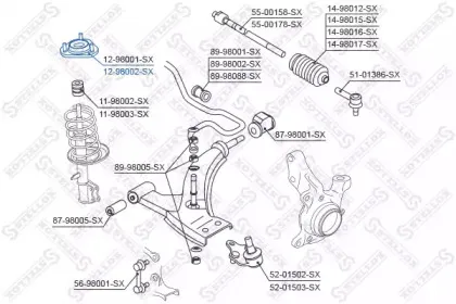 Опора стойки амортизатора STELLOX купить