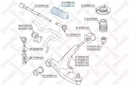 Пыльник, рулевое управление STELLOX купить