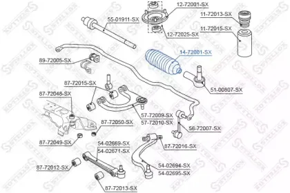 Пыльник, рулевое управление STELLOX купить