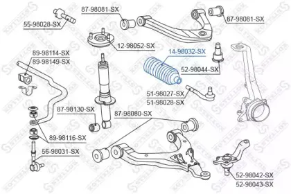 Пыльник, рулевое управление STELLOX купить