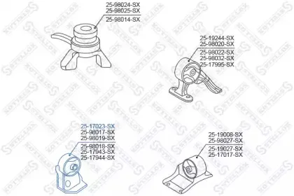 Подвеска, двигатель STELLOX купить
