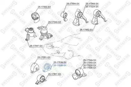 Подвеска, двигатель STELLOX купить