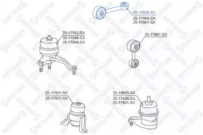 Подвеска, двигатель STELLOX купить