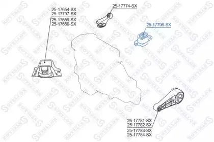 Подвеска, двигатель STELLOX купить