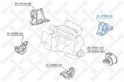 Подвеска, двигатель STELLOX купить