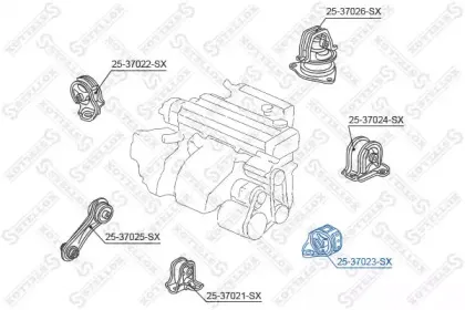 Подвеска, двигатель STELLOX купить