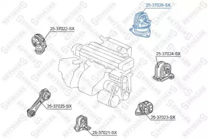Подвеска, двигатель STELLOX купить