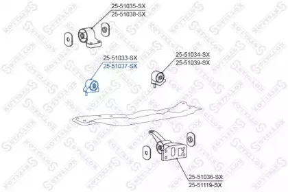 Подвеска, двигатель STELLOX купить