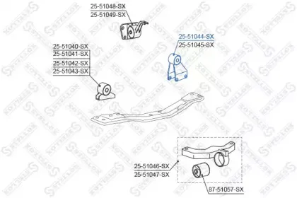 Подвеска, двигатель STELLOX купить