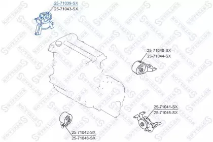 Подвеска, двигатель STELLOX купить