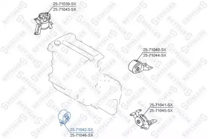 Подвеска, двигатель STELLOX купить