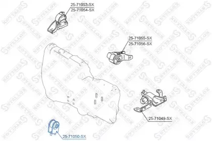 Подвеска, двигатель STELLOX купить
