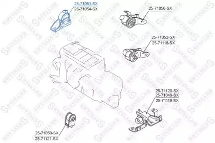 Подвеска, двигатель STELLOX купить