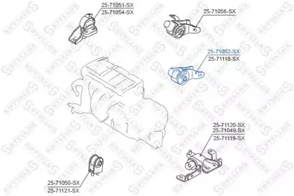 Подвеска, двигатель STELLOX купить