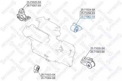 Подвеска, двигатель STELLOX купить