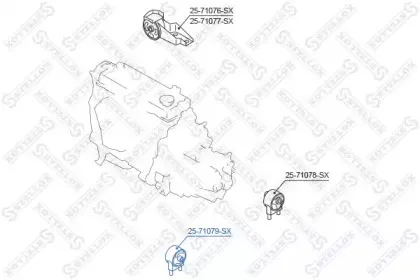 Подвеска, двигатель STELLOX купить