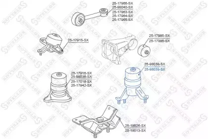 Подвеска, двигатель STELLOX купить