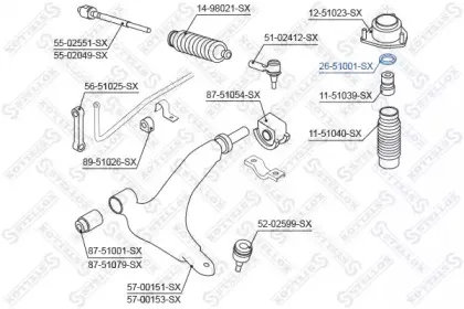 Опора стойки амортизатора STELLOX купить