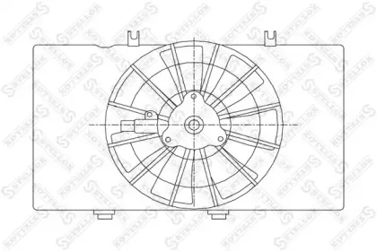 Вентилятор, охлаждение двигателя STELLOX купить