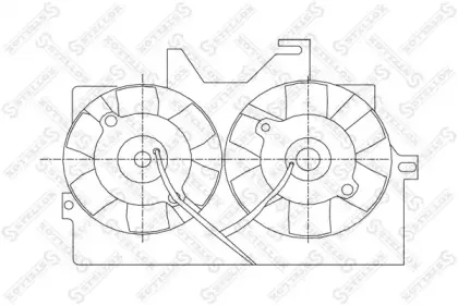 Вентилятор, охлаждение двигателя STELLOX купить