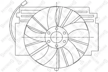 Вентилятор, охлаждение двигателя STELLOX купить
