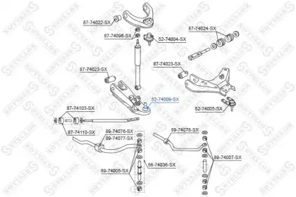 Несущий / направляющий шарнир STELLOX купить