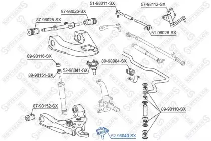 Несущий / направляющий шарнир STELLOX купить