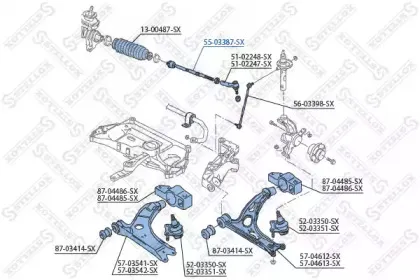 Осевой шарнир, рулевая тяга STELLOX купить