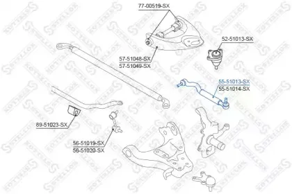 Осевой шарнир, рулевая тяга STELLOX купить