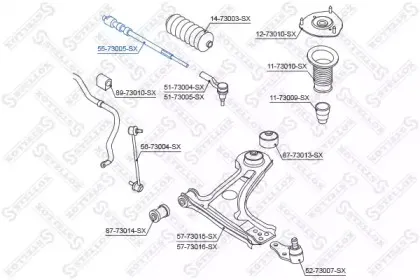 Осевой шарнир, рулевая тяга STELLOX купить