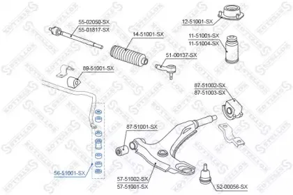 Тяга / стойка, стабилизатор STELLOX купить