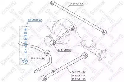 Тяга / стойка, стабилизатор STELLOX купить
