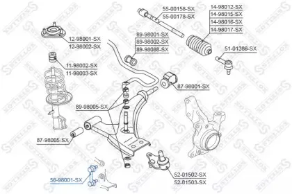 Тяга / стойка, стабилизатор STELLOX купить