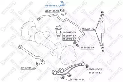 Тяга / стойка, стабилизатор STELLOX купить