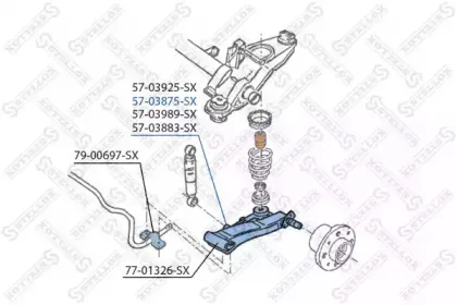 Рычаг независимой подвески колеса, подвеска колеса STELLOX купить