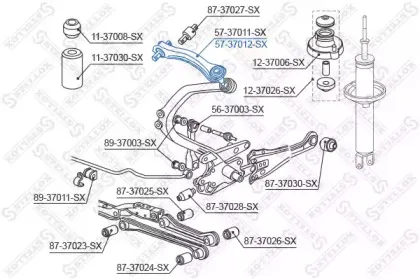 Рычаг независимой подвески колеса, подвеска колеса STELLOX купить