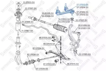 Рычаг независимой подвески колеса, подвеска колеса STELLOX купить