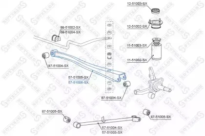 Рычаг независимой подвески колеса, подвеска колеса STELLOX купить