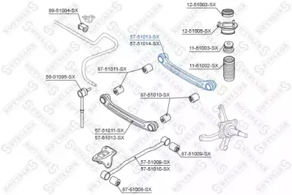Рычаг независимой подвески колеса, подвеска колеса STELLOX купить