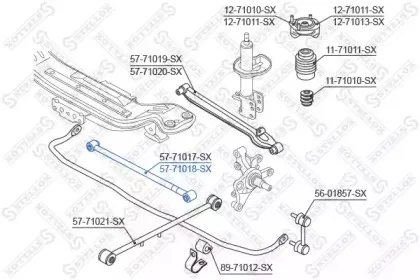 Тяга / стойка, подвеска колеса STELLOX купить