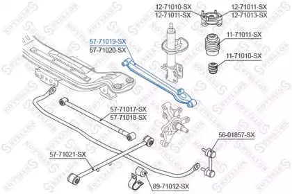 Тяга / стойка, подвеска колеса STELLOX купить