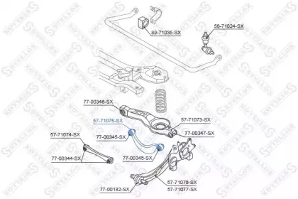 Тяга / стойка, подвеска колеса STELLOX купить