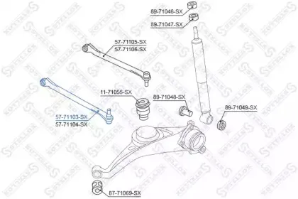Рычаг независимой подвески колеса, подвеска колеса STELLOX купить
