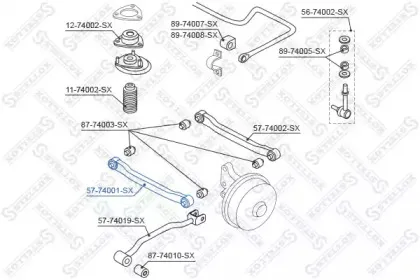 Тяга / стойка, подвеска колеса STELLOX купить